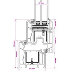 Pinceablak belső szín fehér RISOR 60 x 70 cm 12