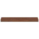 Ablakpárkányok 2 db Sötét Barna 70 x 20 x 2 cm Tömör Tölgyfa 3