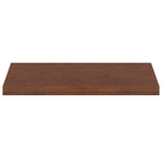 Ablakpárkányok 2 db Sötét Barna 70 x 30 x 2 cm Tömör Tölgyfa 3