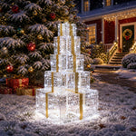 Karácsonyi LED-es világító ajándékdoboz-szett 250 LED