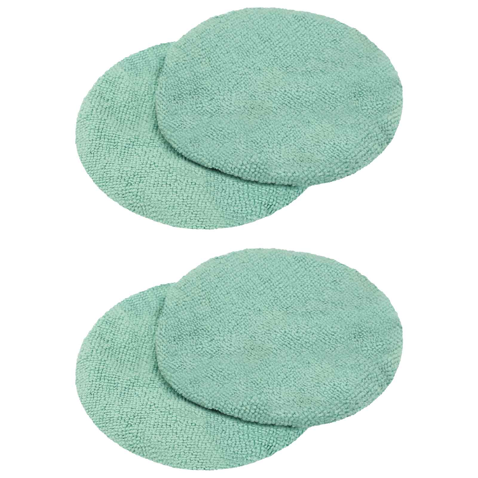 Padlófényesítő huzatok 4 db Ø 14 cm Világos zöld Mikroszálas
