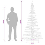 Fából készült Karácsonyfa KOTKA 210 cm Tömör Fenyőfa 9