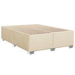 Boxspring ágy matraccal Krémszínű 140 x 200 cm Szövet 5