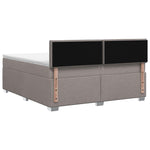 Boxspring ágy matraccal Tópszínű 160 x 200 cm Szövet 8