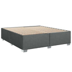 Boxspring ágy matraccal Sötétszürke 180 x 200 cm Szövet 5