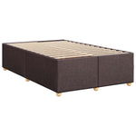Boxspring ágy matraccal Sötét Barna 120 x 200 cm Szövet 5