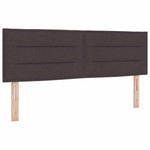 Boxspring ágy matraccal Sötét Barna 160 x 200 cm Szövet 4