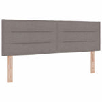 Boxspring ágy matraccal Tópszínű 160 x 200 cm Szövet 4