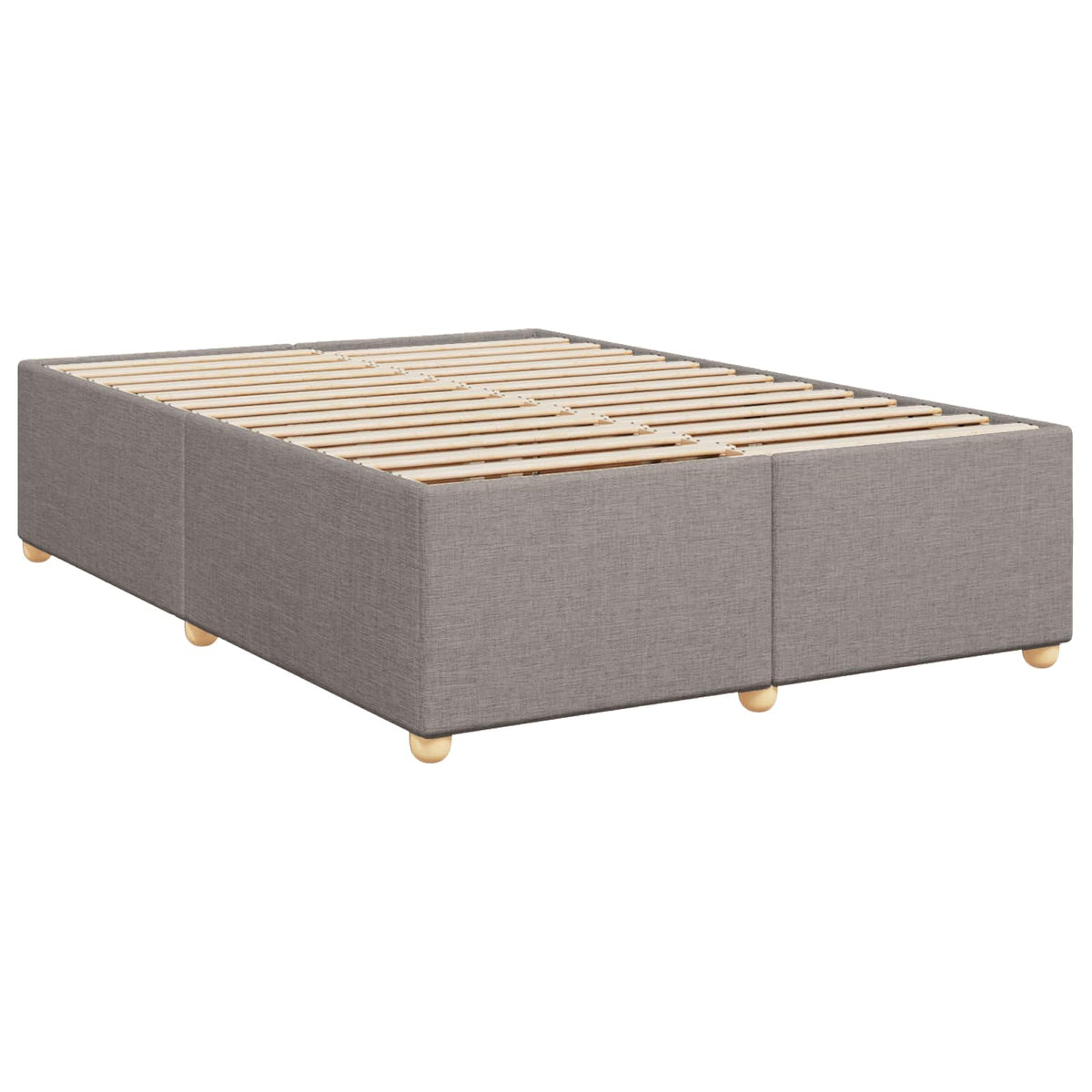 Boxspring ágy matraccal Tópszínű 160 x 200 cm Szövet 5