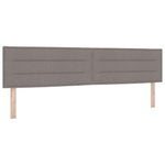 Boxspring ágy matraccal Tópszínű 200 x 200 cm Szövet 4