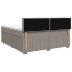 Boxspring ágy matraccal Tópszínű 160 x 200 cm Szövet 8