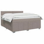 Boxspring ágy matraccal Tópszínű 160 x 200 cm Szövet 3