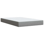 Boxspring ágy matraccal és LED-del Világosszürke 120 x 200 cm 7