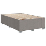 Boxspring ágy matraccal Tópszínű 120 x 200 cm Szövet 7