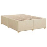 Boxspring ágy matraccal Krémszínű 140 x 200 cm Szövet 5