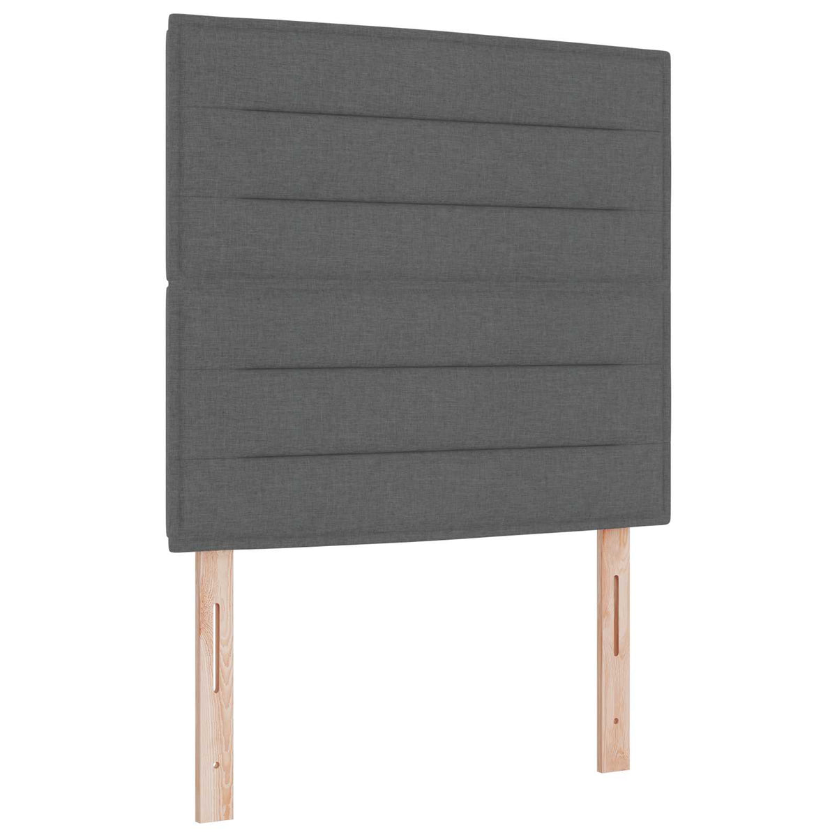 Boxspring ágy matraccal Sötétszürke Egyszemélyes Szövet 4