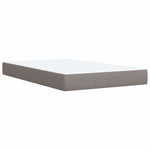 Boxspring ágy matraccal Tópszínű 120 x 200 cm Szövet 6
