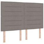 Boxspring ágy matraccal Tópszínű 160 x 200 cm Szövet 5