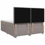 Boxspring ágy matraccal Tópszínű 160 x 200 cm Szövet 9