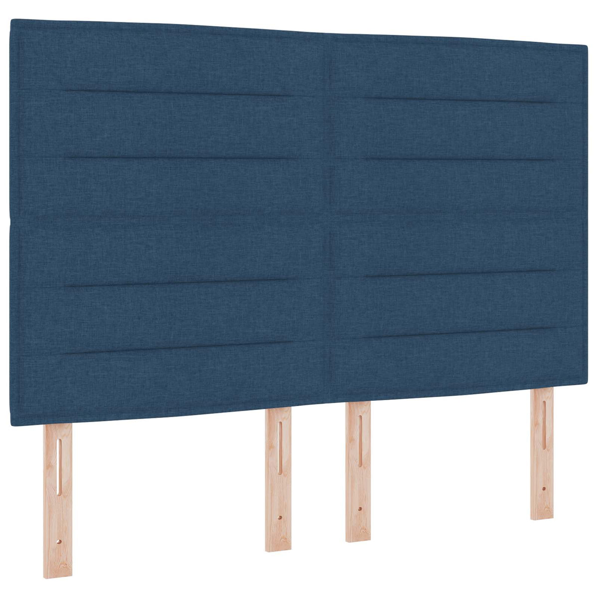 Boxspring ágy matraccal LED szalagokkal Kék 160 x 200 cm Szövet 5