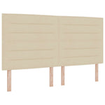 Boxspring ágy matraccal Krémszínű 180 x 200 cm Szövet 5