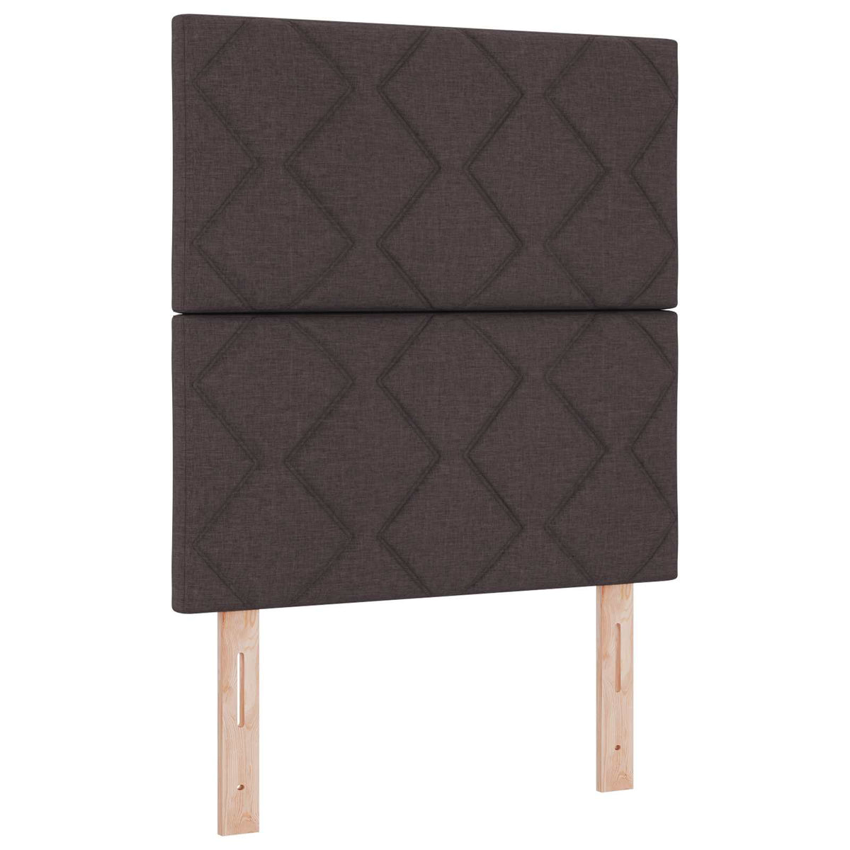 Boxspring ágy matraccal Sötét Barna 80 x 200 cm Szövet 5