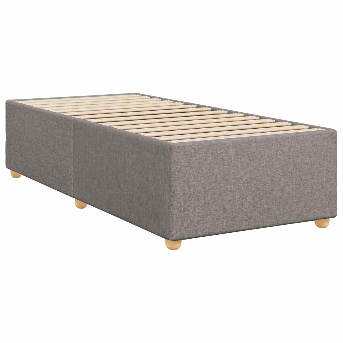 Boxspring ágy matraccal Tópszínű 100 x 200 cm Szövet 6