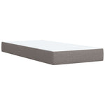 Boxspring ágy matraccal Tópszínű 100 x 200 cm Szövet 7