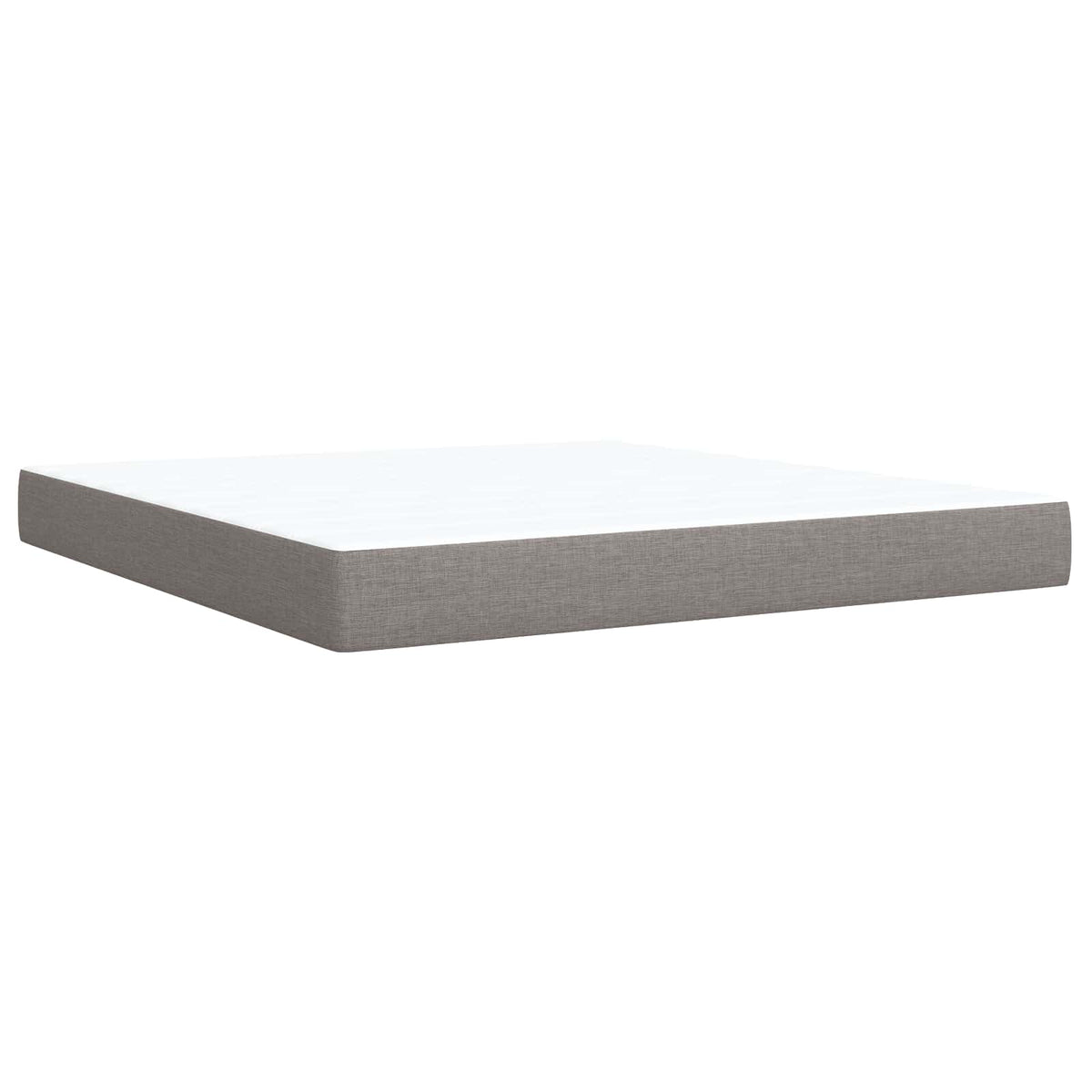 LED Boxspring Ágy Mattal Tópszínű 160 x 200 cm Szövet 7