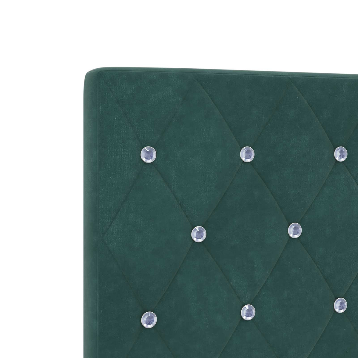 Óriási Ágy Matrac és LED világítással Sötétzöld 200 x 200 cm 11