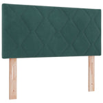 Óriási Ágy Matrac és LED világítással Sötétzöld 120 x 200 cm 5