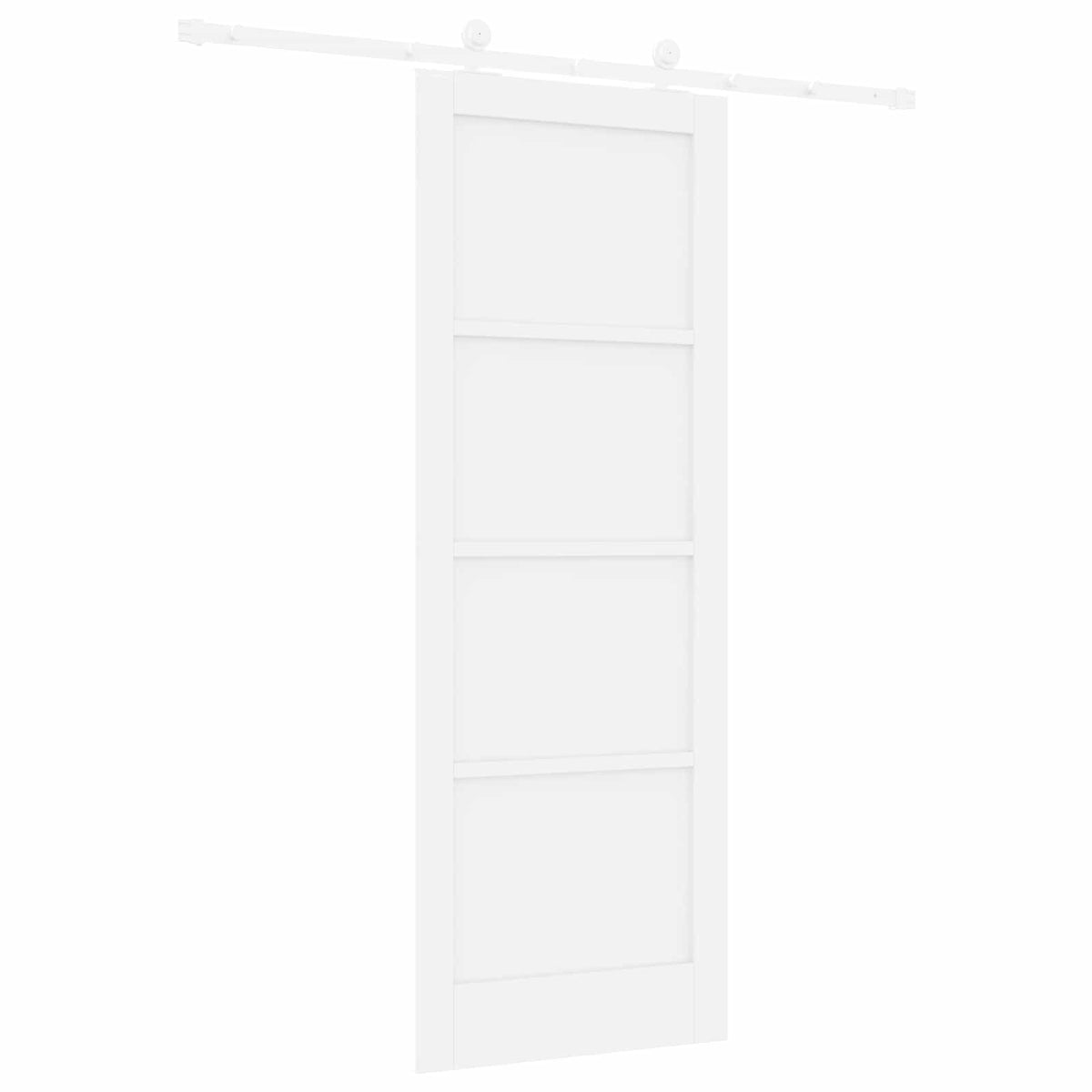 Csúszó ajtó 78 x 211 cm Szerelt Fa Fehér 6