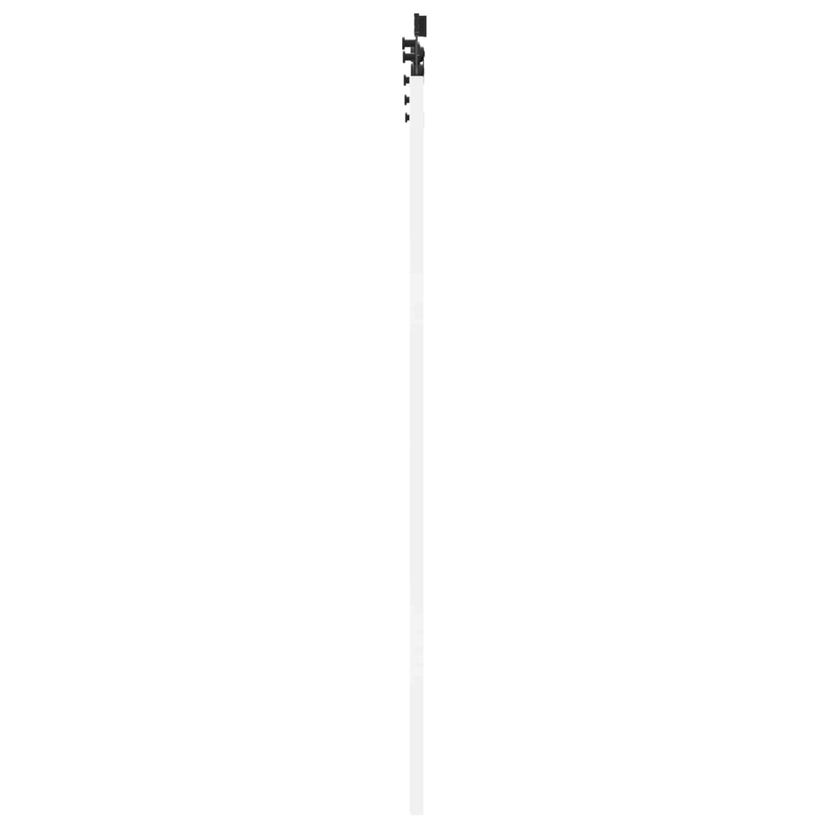 Csúszó ajtó ORKDAL 61 x 198,5 cm Szerelt Fa Fehér és Fekete 5