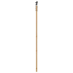 Csúszó ajtó 93 x 211 cm Szerelt Fa Természetes és Fekete 5