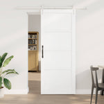 Csúszó ajtó ORKDAL 86 x 211 cm Szerelt Fa Fehér