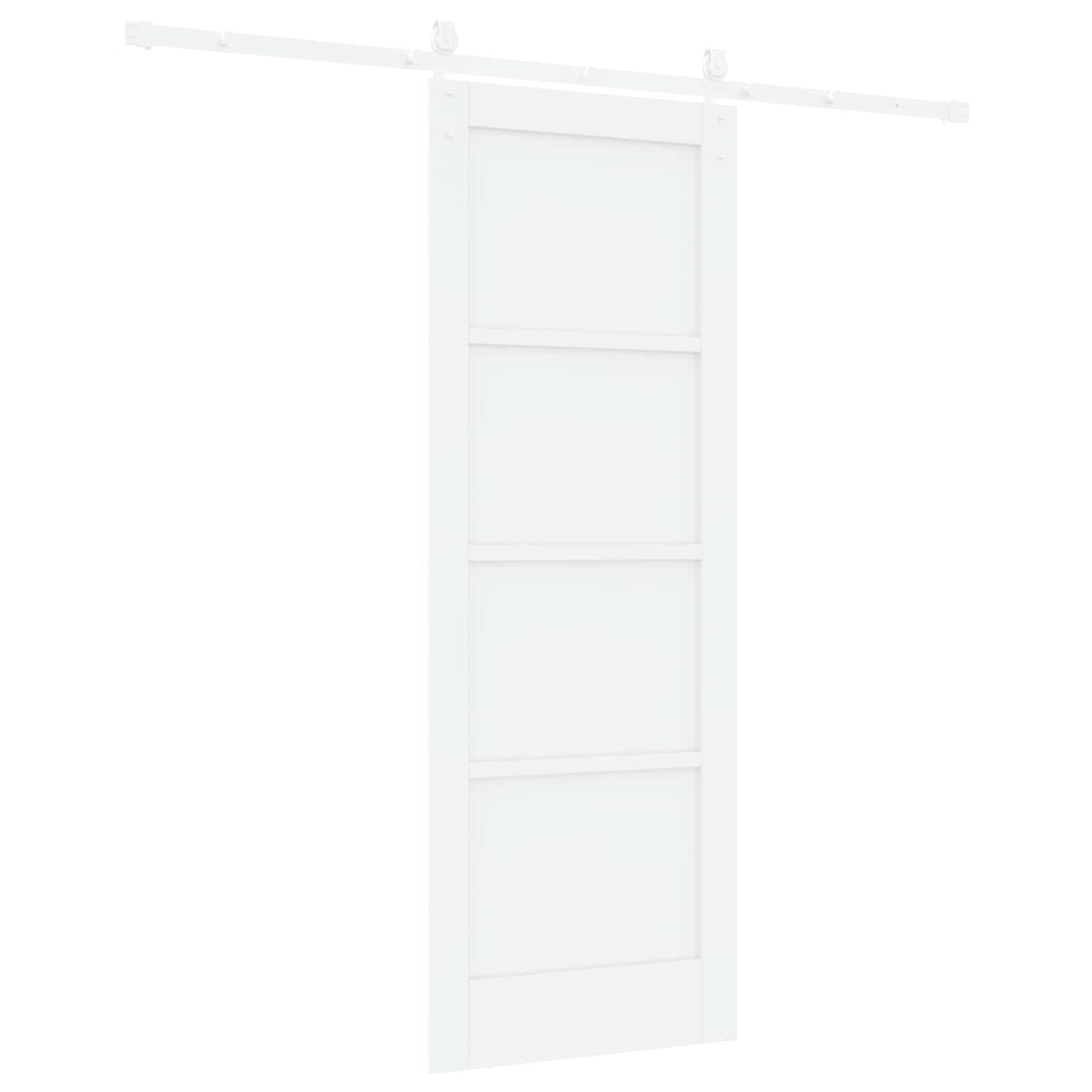 Csúszó ajtó ORKDAL 73,5 x 198,5 cm Szerelt Fa Fehér 6