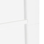Csúszó ajtó ORKDAL 86 x 211 cm Szerelt Fa Fehér és Fekete 8