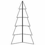 Fém karácsonyfa KUOPIO 140 cm Acél Fekete 4
