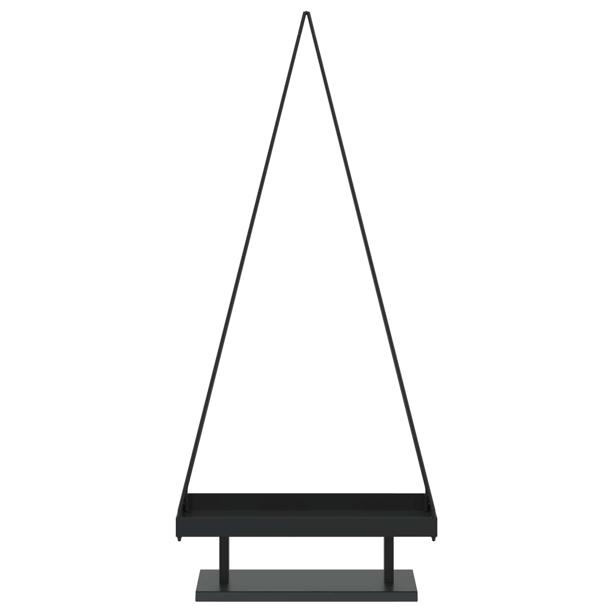 Fém karácsonyfa KUOPIO 150 cm Acél Fekete 5