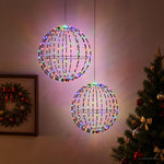 Karácsonyi csúcsdísz világítás 2 db 240 LED RGB