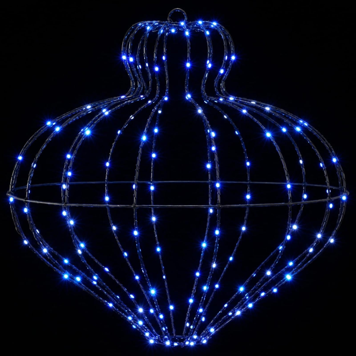 Karácsonyi csúcsdísz világítás 192 LED Kék Átm. 40 x 40 cm 4