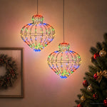 Karácsonyi csúcsdísz világítás 2 db 384 LED Többszínű 3