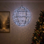 Karácsonyi csúcsdísz világítás 300 LED Hideg fehér 3