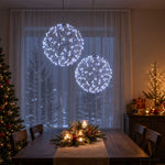 Karácsonyi csúcsdísz világítás 2 db 400 LED Hideg fehér 3