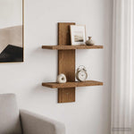 Falpolc Antik Fa 30 x 13.5 x 43 cm Szerelt Fa