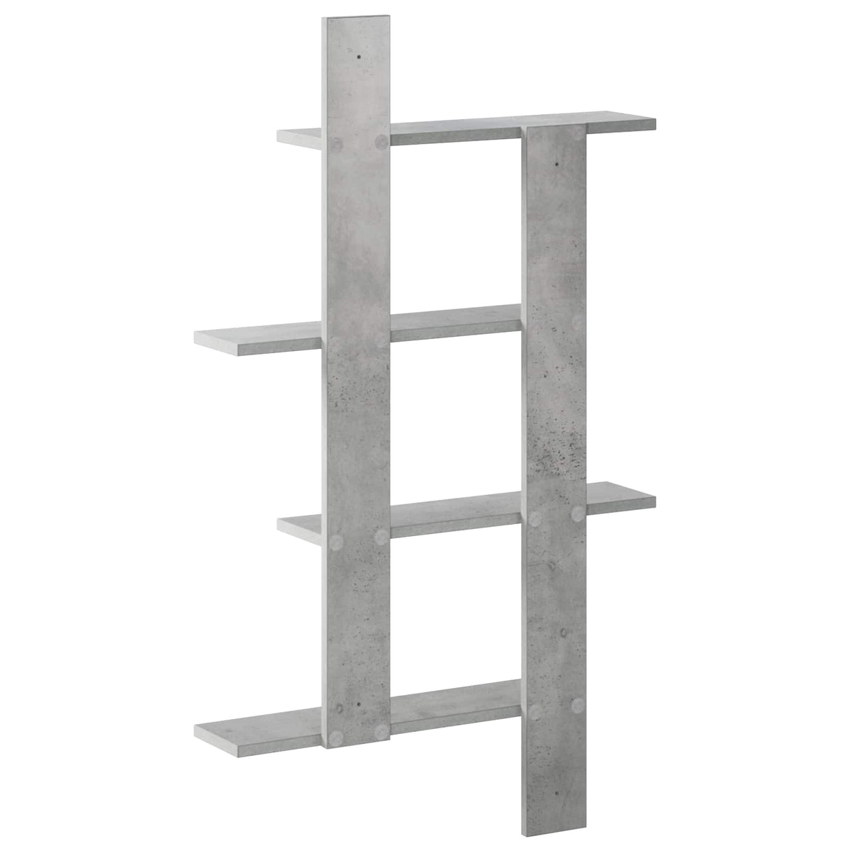 Falpolc Betonszürke 61 x 13,5 x 105 cm Szerelt Fa 4
