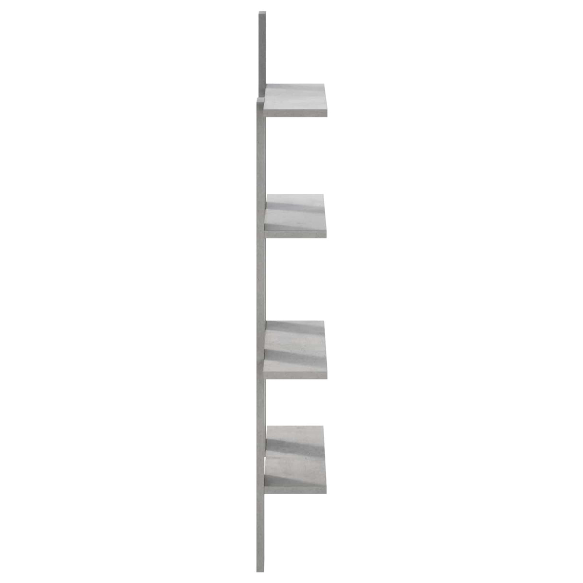 Falpolc Betonszürke 61 x 13,5 x 105 cm Szerelt Fa 3