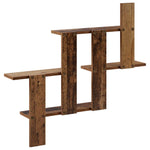 Falpolc Antik Fa 85 x 13,5 x 73,5 cm Szerelt Fa 4