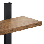 Falpolc Antik Fa 102 x 13.5 x 102 cm Szerelt Fa 6