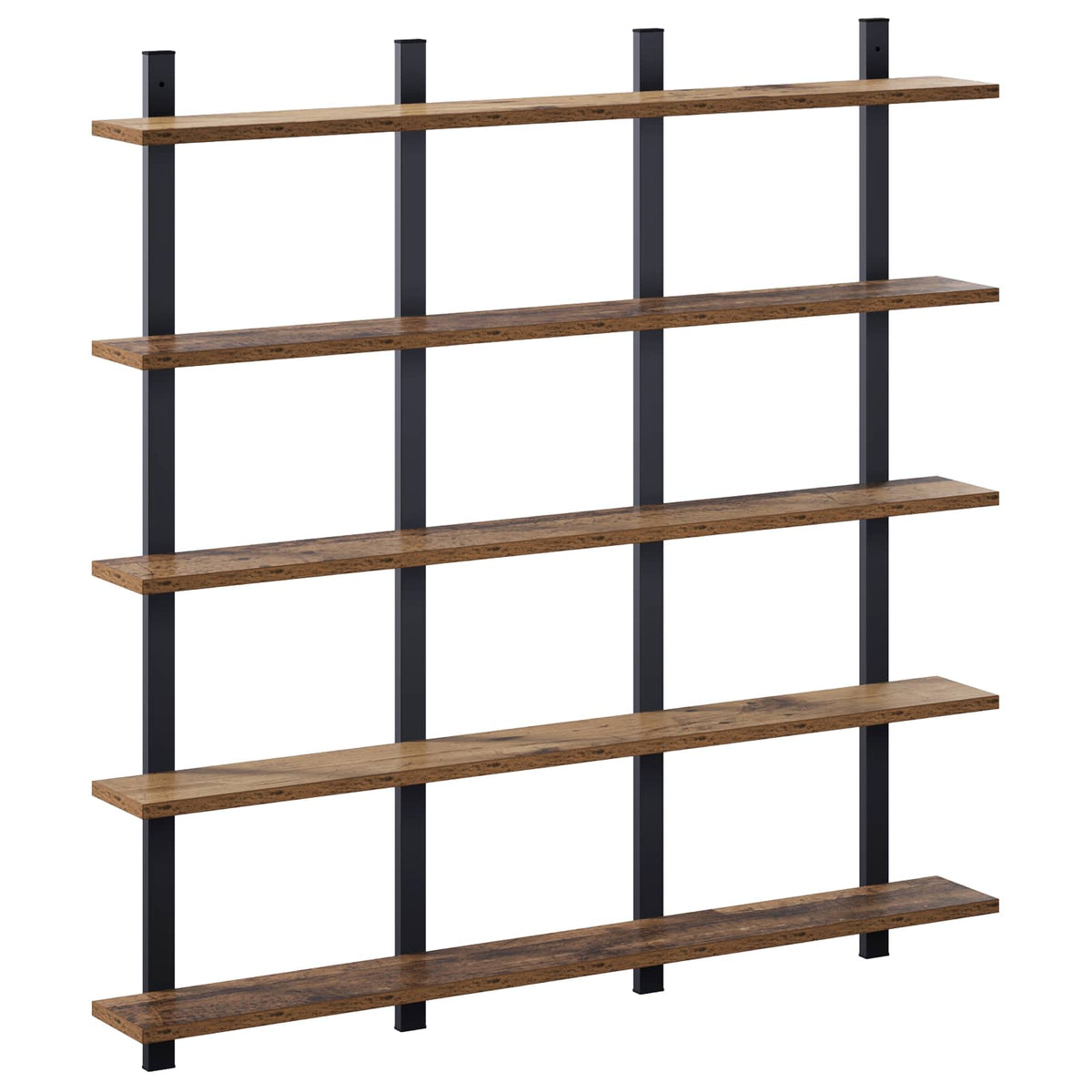 Falpolc Antik Fa 102 x 13.5 x 102 cm Szerelt Fa 2